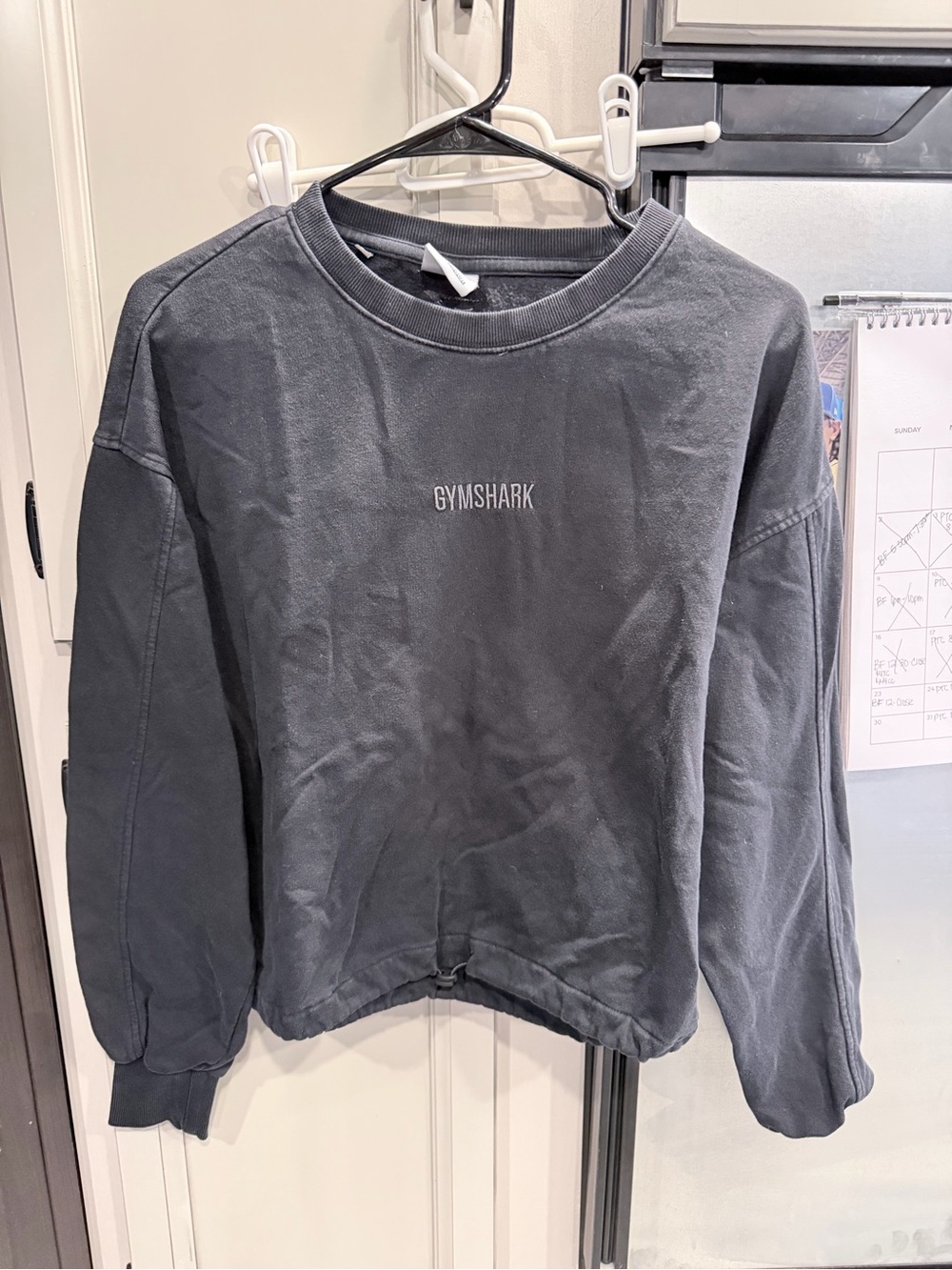 Gymshark Charcoal Gray Crewneck Sweatshirt